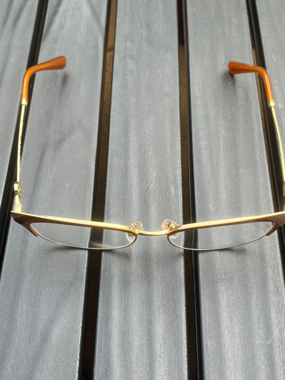 Tory Burch Women's 52mm Shiny Gold Camel Frames TY1089-3324-52 & Matching Case
